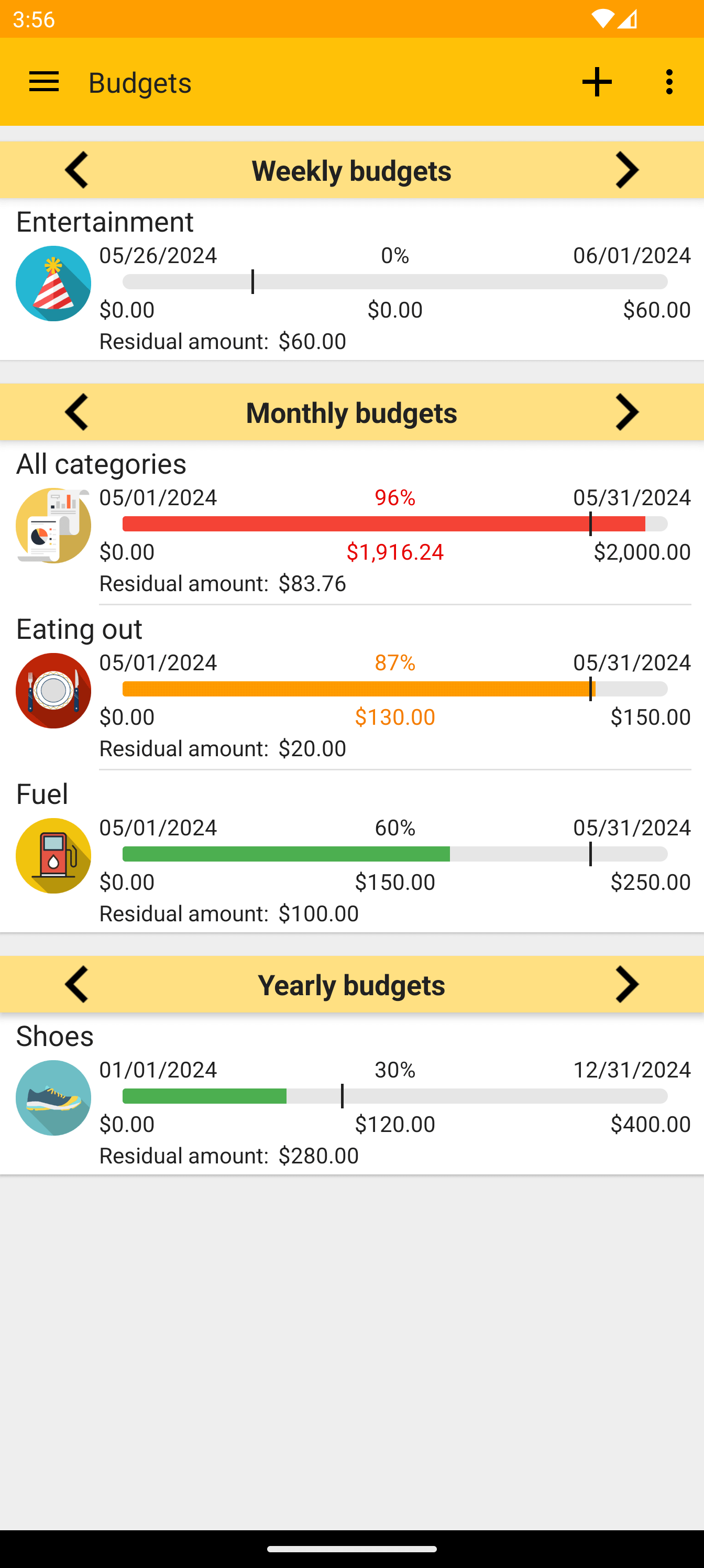 budget app linked to bank account